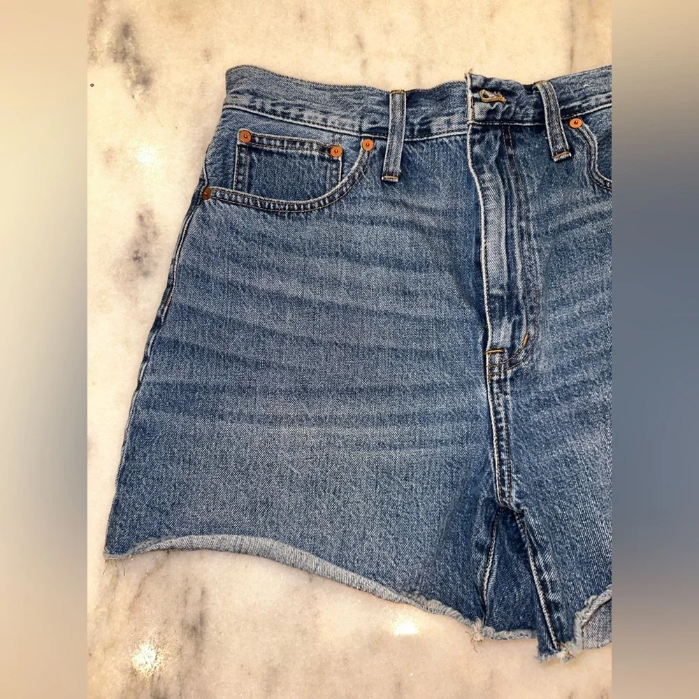 Madewell Blue Denim Jean Shorts